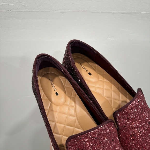 Birdies Slip-On Ombre Glitter Shoe Red Size 6.5 - Picture 4 of 8